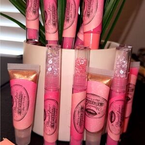 Lip Gloss Trio - Pink and Gold